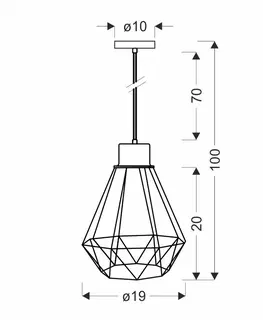 LED osvětlení Závěsná lampa PRIMO Candellux 1