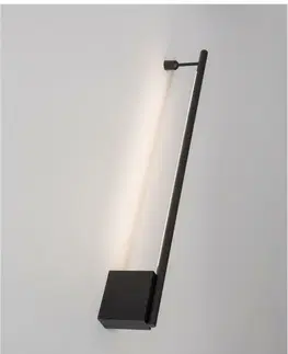 LED nástěnná svítidla NOVA LUCE nástěnné svítidlo GROPIUS černý hliník LED 10W 230V 3000K IP20 9081130