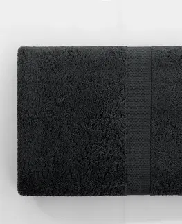 Ručníky Bavlněný ručník DecoKing Mila 30x50cm tmavě šedý, velikost 30x50