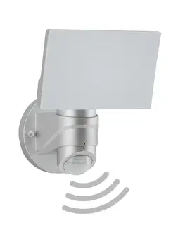 LED reflektory BRILONER TELEFUNKEN LED venkovní svítidlo s čidlem 24 cm 16W 1600lm stříbrná TF 304304TF