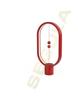 Designové stolní lampy Segula 50468 Heng Balance stolní lampa červená 5 W 175 lm 2700 K
