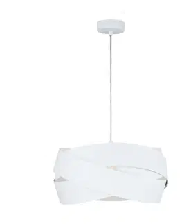 Moderní závěsná svítidla ZUMALINE 1113 závěsné svítidlo TORNADO 40 cm bílá