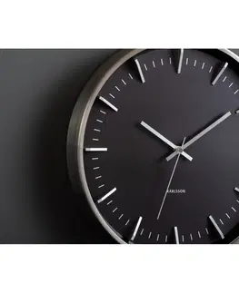 Hodiny Karlsson 5911SI designové nástěnné hodiny 35 cm