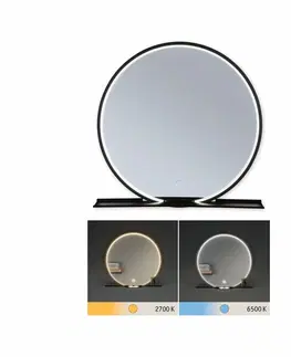 LED nástěnná svítidla PAULMANN LED zrcadlo s osvětlením Miro IP44 měnitelná bílá 230V 10,5W zrcadlo/černá mat