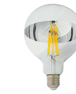 Žárovky  LED Žárovka se zrcadlovým vrchlíkem DECOR MIRROR G125 E27/12W/230 4200K stříbrná 
