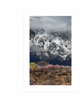 Příroda Plakát s paspartou jedinečná horská krajina