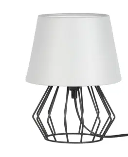 Lampy   7668104 - Stolní lampa MANGOO 1xE27/40W/230V šedá/černá 