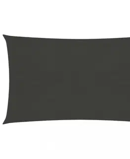 Stínící textilie Stínící plachta obdélníková HDPE 4 x 5 m Dekorhome Cihlová