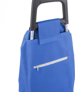 Nákupní tašky a košíky ALDO nákupní taška na kolečkách do schodů MADRID modrá