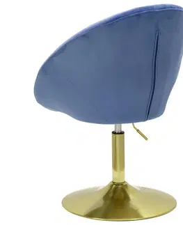 Židle do jídelny Otočná Židle Modrá