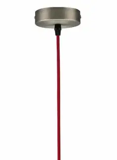 Moderní závěsná svítidla PAULMANN Závěsné svítidlo Neordic Eldar E27 max. 1x20W červená/leštěná 503.86