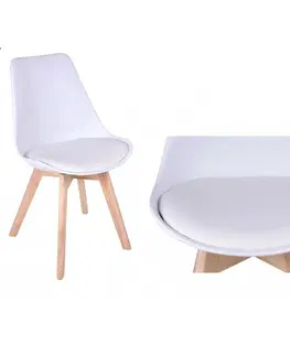 Židle TZB Jídelní židle  Nantes - bílá