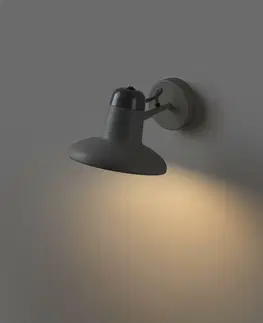 Industriální bodová svítidla FARO SNAP nástěnná lampa, tmavě šedá