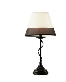 Lampy na noční stolek ACA Lighting Textile stolní svítidlo EG167281TBW