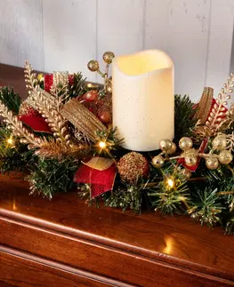 Svíčky a světelné dekorace LED vánoční aranžmá