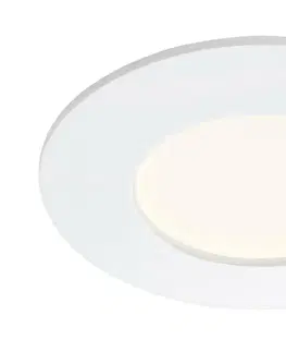 Bodovky do podhledu na 230V BRILONER LED vestavné svítidlo, pr. 8,5 cm, 6 W, bílé IP44 BRI 7282-016