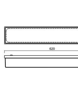 Klasická nástěnná svítidla OSMONT 44539 SYLVIA 1 stropní/nástěnné skleněné svítidlo nerez leštěná / bílá IP44 3x28W E14