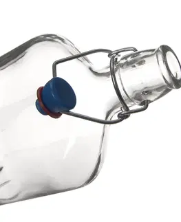 Lahve na mléko a sirupy Skleněná láhev s clip uzávěřem Bianco 0,5 l