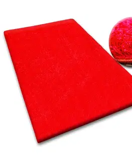 Koberce a koberečky Dywany Lusczow Kusový koberec SHAGGY Izebelie 5cm červený, velikost 100x250