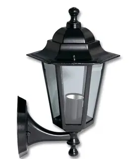 Zahradní lampy Venkovní nástěnná lampa Ecolite Z6101-CR černá