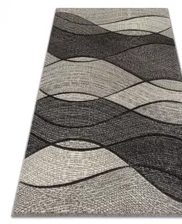 Koberce a koberečky Dywany Lusczow Kusový koberec FEEL Waves šedý, velikost 140x190
