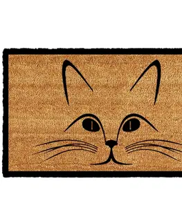 Koberce a koberečky Home Elements Kokosová rohožka Kočičí hlava, 43 x 73 cm
