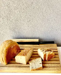 Prkénka a krájecí desky Kuchyňské prkno Stand By Bread board s nožem CLAP DESIGN