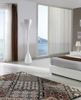 Luxusní a stylové postele Estila Kožená designová postel Eva s vysokým čelem s chesterfield prošíváním bílé barvy 90-180cm