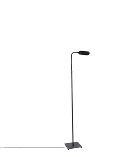 Stojaci lampy Moderní stojací lampa černá včetně LED 4stupňového stmívatelného - Botot