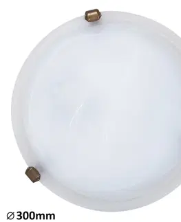 Klasická stropní svítidla Rabalux stropní svítidlo Alabastro E27 1x MAX 60W bílé alabastrové sklo 3203
