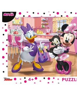 Hračky puzzle DINO - Walt Disney Růžová Minnie 40D deskové