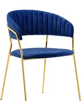 Designové židle ArtKing Jídelní židle MARGO Barva: Modrá