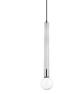 Designová závěsná svítidla HUDSON VALLEY závěsné svítidlo PIPPIN ocel nikl E27 1x40W H256701-PN-CE
