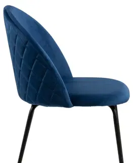 Židle Actona Jídelní židle Louise tmavě modrá