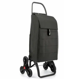 Nákupní tašky a košíky Rolser Nákupní taška na kolečkách Jolie Tweed RD6-2, černá
