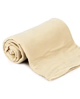 Přikrývky Jahu Fleecová deka UNI béžová, 150 x 200 cm