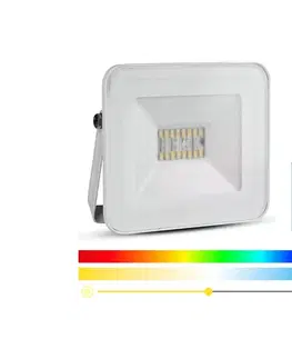 Svítidla  LED Chytrý stmívatelný RGB reflektor LED/20W/230V IP65 bílá 