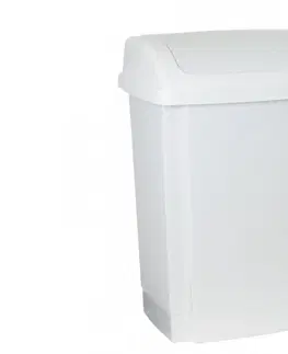 Odpadkové koše PROHOME - Koš odpadkový SWING 15l bílý