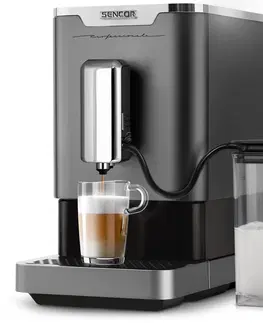 Automatické kávovary Sencor SES 9200CH kávovar, stříbrná