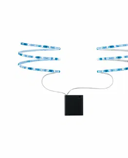 LED pásky na baterie Paulmann LED Mobil Stripe modrá 2x80cm 1,2W bateriové napájení  707.02 P 70702