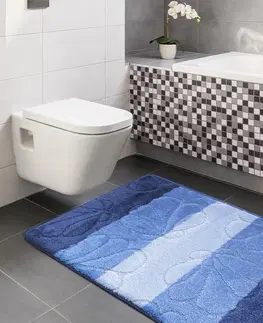 Koupelnové předložky Krásné modré předložky do koupelny