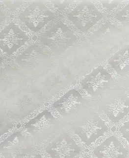 Ubrusy Kulatý ubrus DecoKing MAYA světle béžový, velikost r160x160