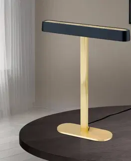 Stolní lampy kancelářské Orion LED stolní lampa Auftakt zlatá/černá