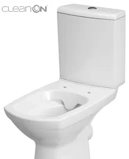 Záchody CERSANIT WC KOMBI CARINA NEW 480 CLEANON   010 3/6 BEZ SEDÁTKA K31-045