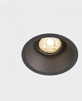 Bodovky do podhledu na 230V KOHL LIGHTING KOHL-Lighting MOON zapuštěné svítidlo s rámečkem pr. 85 mm černá 8 W LED  Non-Dimm