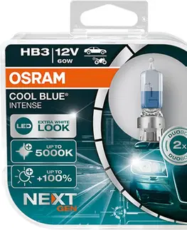 Autožárovky OSRAM HB3 cool blue INTENSE Next Gen 9005CBN-HCB 60W 12V duobox