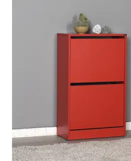 Botníky Adore Furniture Botník 84x51 cm červená 