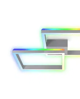 Svítidla Brilo Brilo - LED RGBW Stmívatelný přisazený lustr FRAME 2xLED/17W/230V 2700-6500K+ DO 