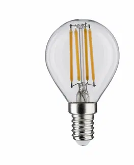 LED žárovky PAULMANN LED kapka 4,8 W E14 čirá teplá bílá stmívatelné 286.90