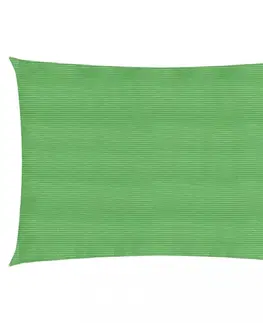 Stínící textilie Stínící plachta obdélníková HDPE 4 x 5 m Dekorhome Světle zelená